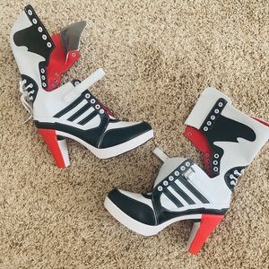 Harley Quinn Boots- Halloween Costume